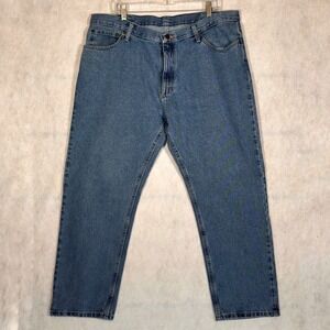Magellan Jeans Mens 40x30 Outdoors Blue Good Straight Leg Cotton 1039MAGMS
